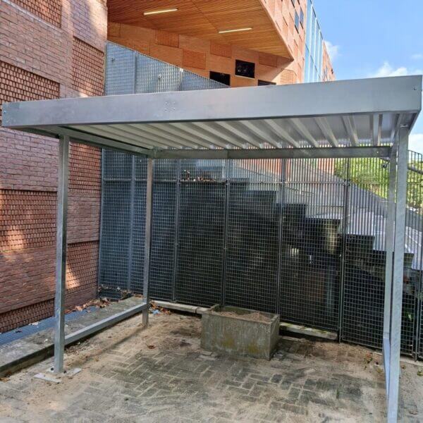 Rookoverkapping kopen voor school Kleine rookoverkapping van verzinkt staal