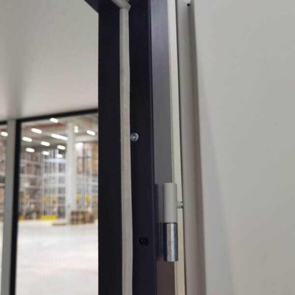 Detail Frame Kantoorunit Detail van een deurframe van een kantoorunit