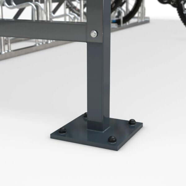 fietsoverkapping-bamberg-detail-4-15 Voetplaat fietsoverkapping staal in kleur antraciet