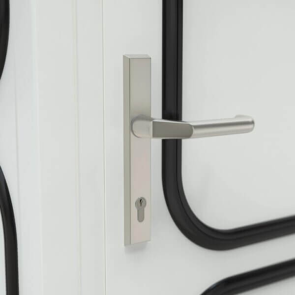 Duurzame afwerking van een kantoorunit deur Afgewerkte kantoorunit aanschaffen met stevige deur en slot