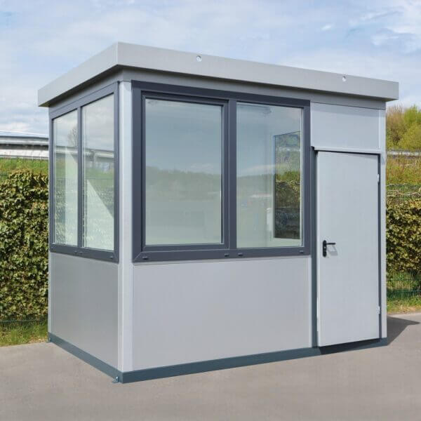Buiten kantoorunit met geïsoleerde wanden Kleine kantoorunit voor buiten bestellen met isolatie